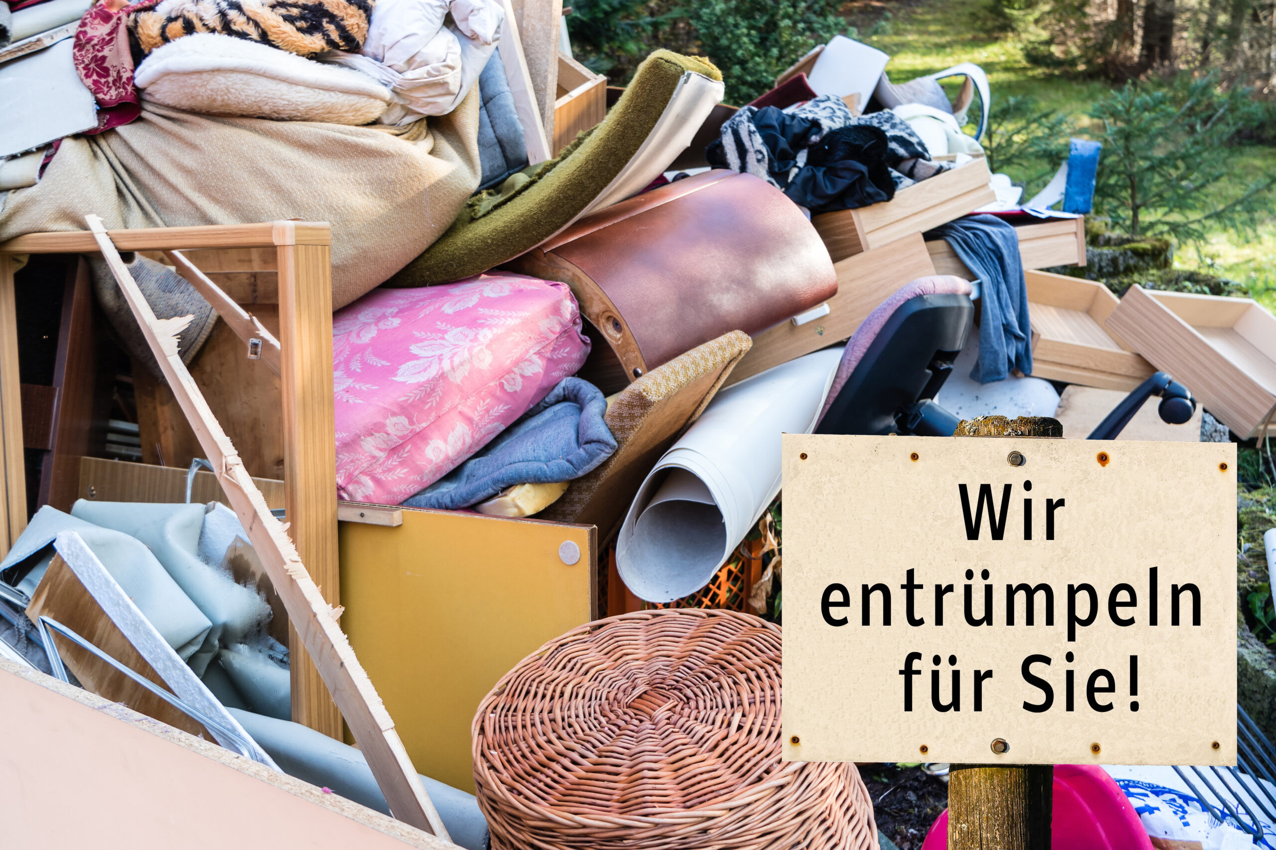 Sperrmüll Wir entrümpeln für Sie!